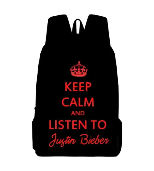 Justin Bieber Swag Backpack #10