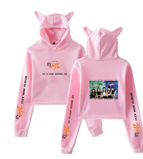 Itzy Cropped Hoodie “ItzMe” #2
