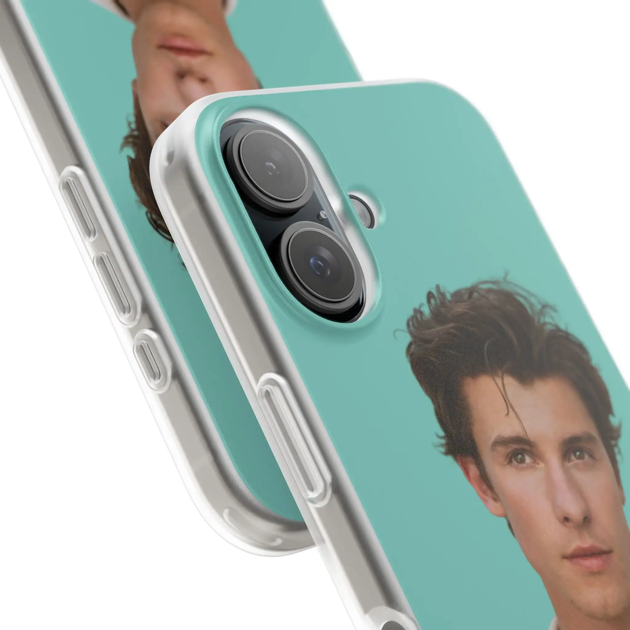 Justin Bieber swag merch phone case featuring his photo and stylish design. Perfect for fans wanting to showcase their love for Justin Bieber with trendy, branded accessories.