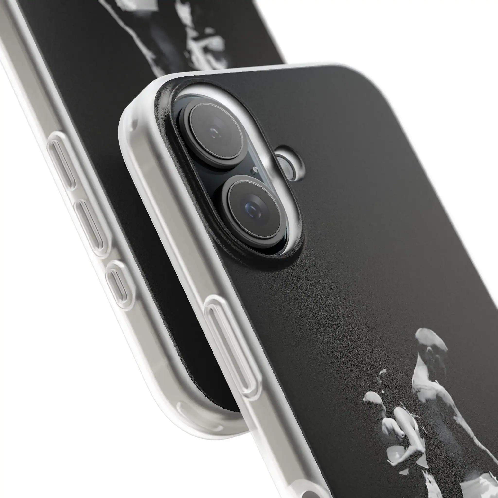 Classic black and white Justin Bieber swag merch phone case with a stylish design, featuring a monochrome image of Bieber, perfect for fans who want to showcase their music enthusiasm and fashion sense.