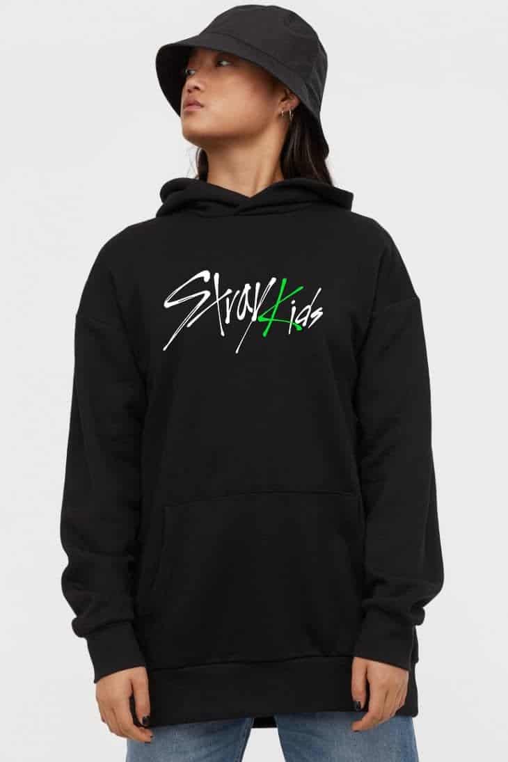 Throwback Justin Bieber swag hoodie with "Swag Kids" graphic design in white and green font, perfect for stylish casual wear.