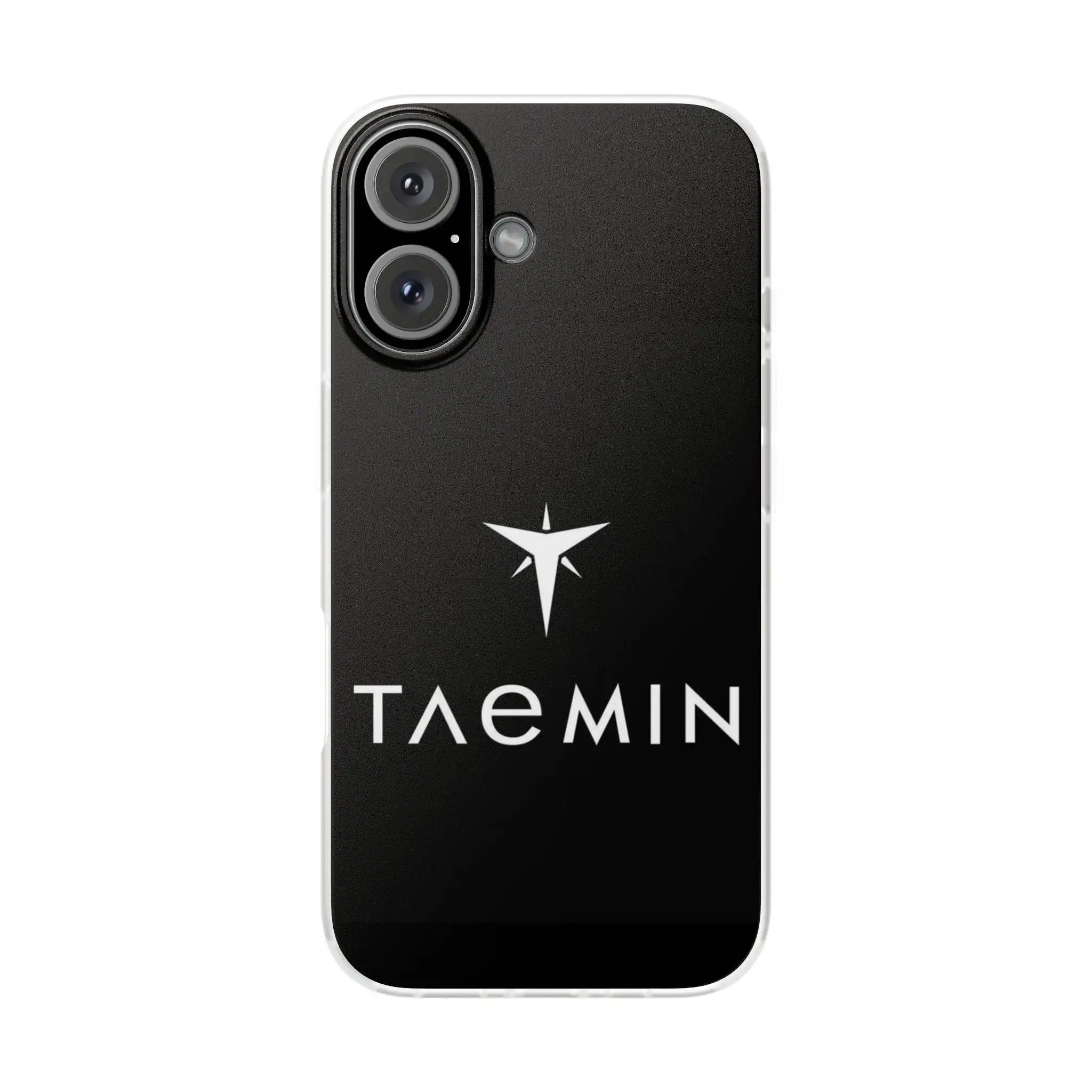 Justin Bieber swag merch logo on a stylish phone case, featuring a sleek design with the trendy Taemin brand. Perfect for fans who love to showcase their music-inspired style and streetwear fashion.