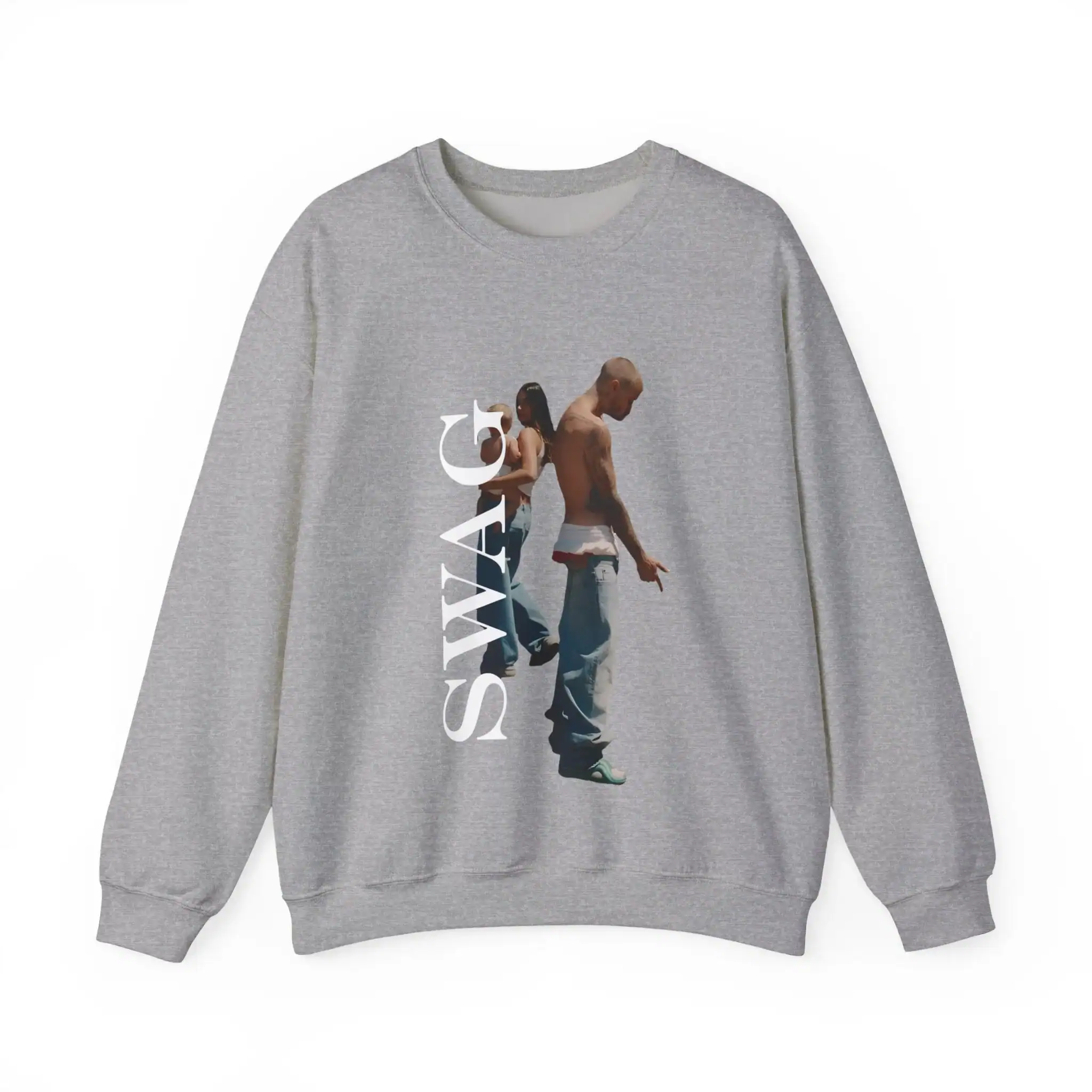 Justin Bieber swag merchandise sweatshirt featuring bold graphic design and stylish streetwear vibe. Perfect for fans seeking trendy and exclusive Justin Bieber apparel.