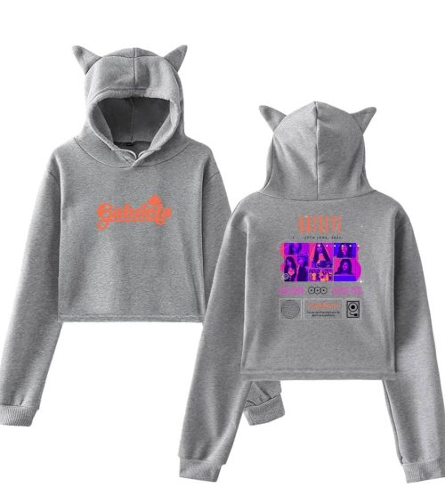 Katseye Cropped Hoodie #8