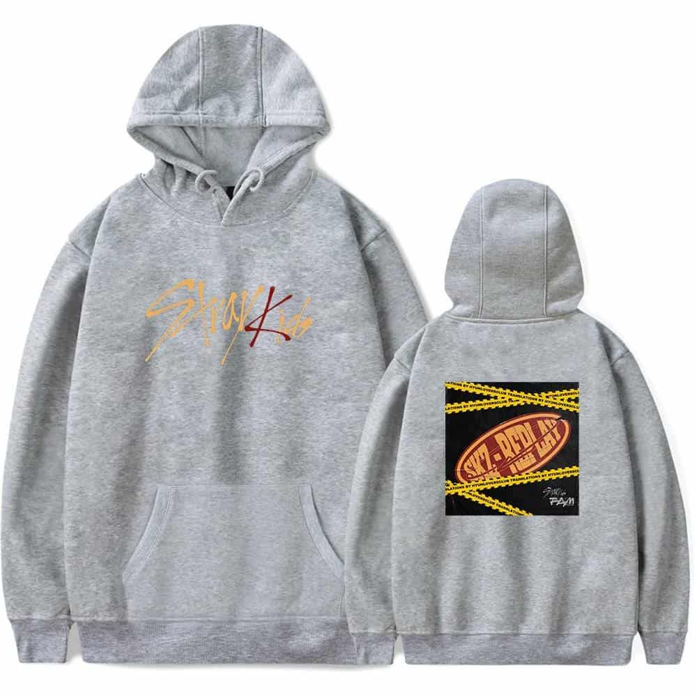 Justin Bieber swag hoodie featuring bold graphic design on front and back, perfect for fans and streetwear fashion. High-quality grey sweatshirt with iconic style elements.