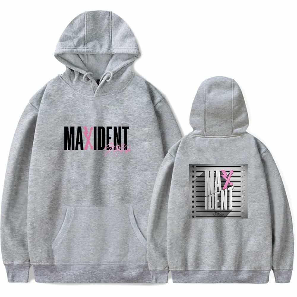 MaxIDENT graphic hoodie with unique design, perfect for Justin Bieber swag merch fans.
