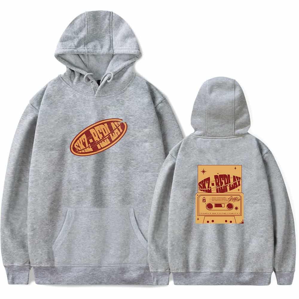 Skateboarding-inspired Justin Bieber swag hoodie with retro graphics and a cassette tape design, perfect for fans of hip-hop and streetwear fashion.