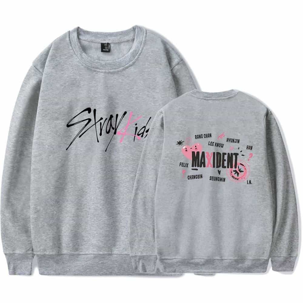 Stay4Kids sweatshirt with Justin Bieber swag graphic in black and pink.