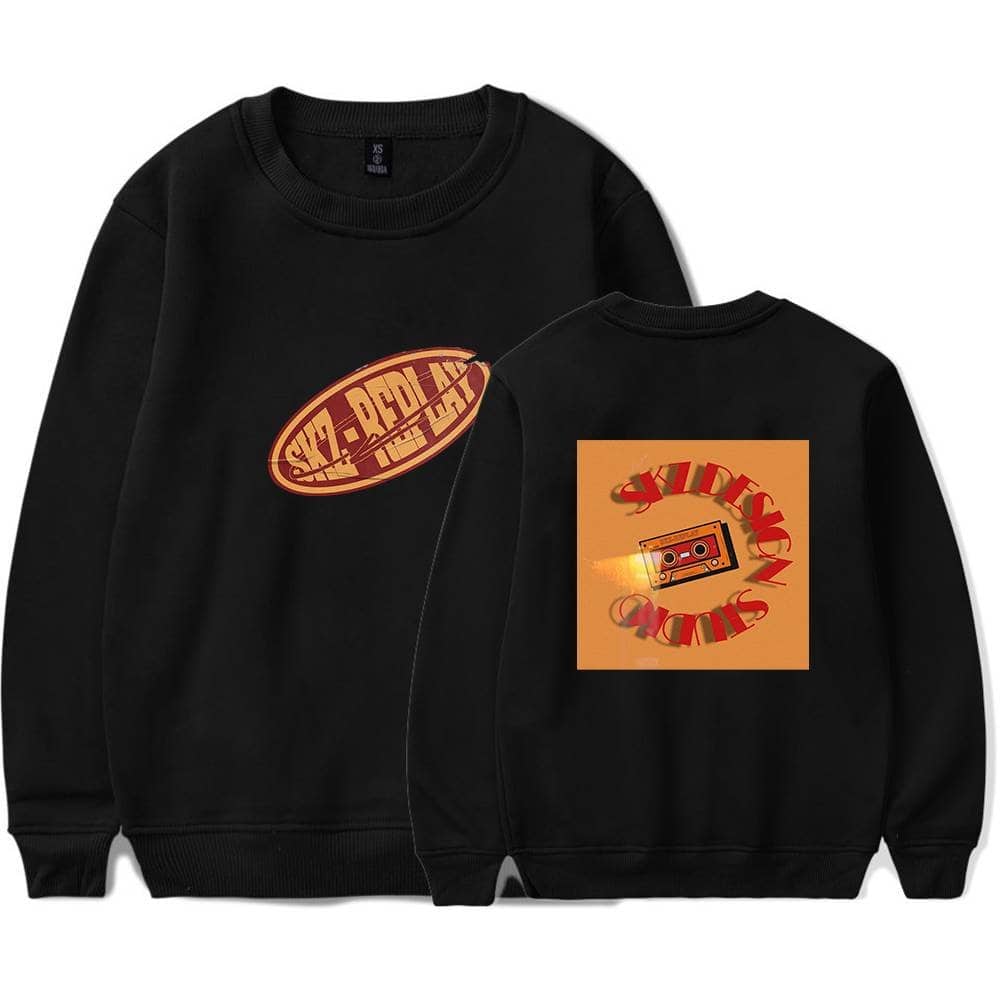 Sleek black Justin Bieber swag sweatshirt with bold graphic prints, perfect for fans who want to showcase their style and admiration.
