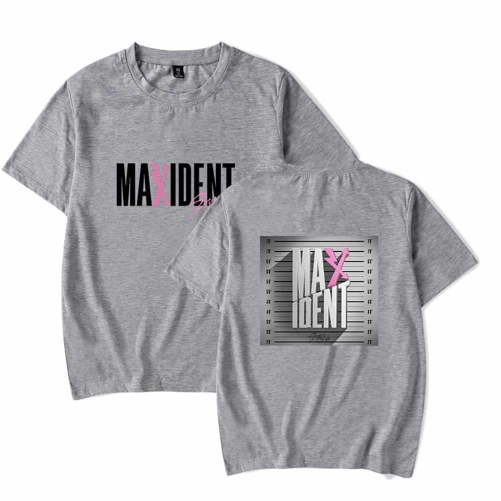 Maximed pink and black graphic logo t-shirt for Justin Bieber swag merch.