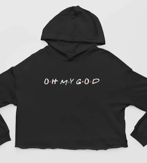 Tv Friends Cropped Hoodie #14 Oh my God