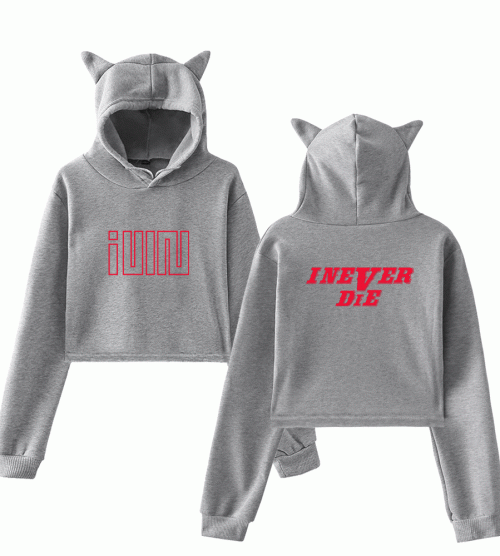 Gidle I Never Die Cropped Hoodie (G)I-DLE #3