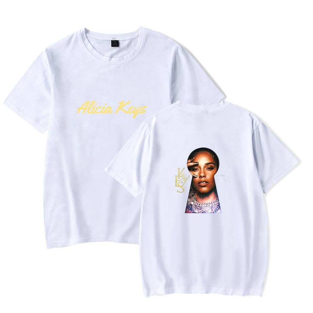 High-quality Justin Bieber swag merch t-shirts featuring Alicia Keys-inspired designs, perfect for fans who want fashionable and authentic celebrity-inspired apparel.