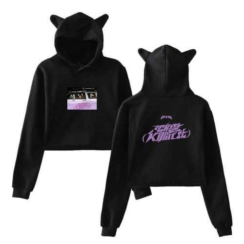 P1Harmony Cropped Hoodie #4