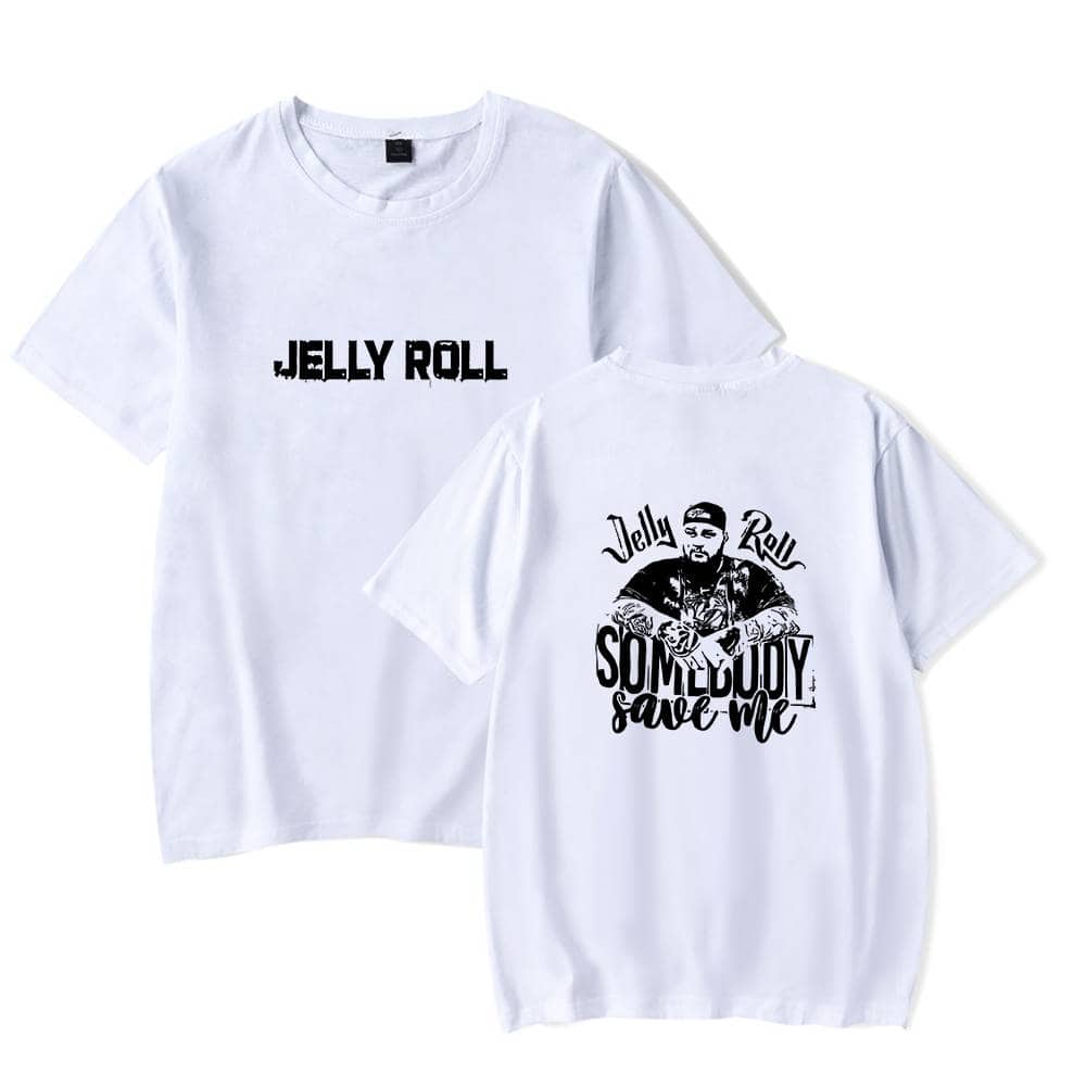 Jelly Roll swag merch T-shirts featuring bold graphics and text inspired by Justin Bieber's style and music. Perfect for fans who love trendy, streetwear-inspired apparel.