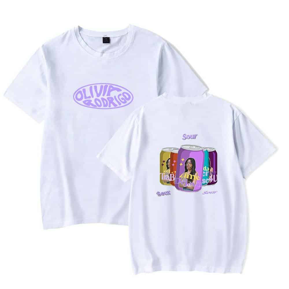 Olivie Rodrigo graphic t-shirts with trendy and colorful designs, perfect for Justin Bieber swag merchandise fans.