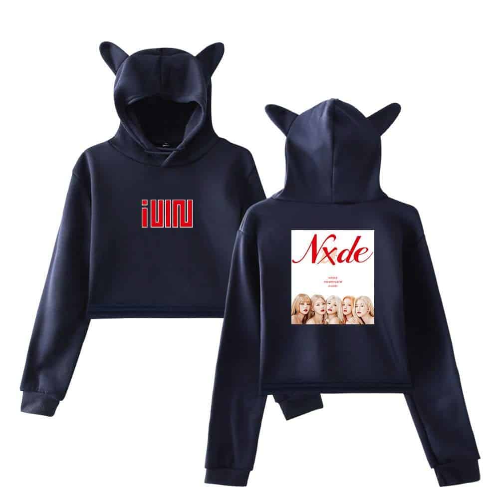 JuJu hoodie with cat ears, black color, casual streetwear style, perfect for fans of Justin Bieber swag merch.