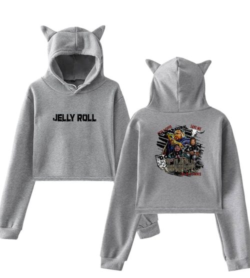Jelly Roll Cropped Hoodie #3