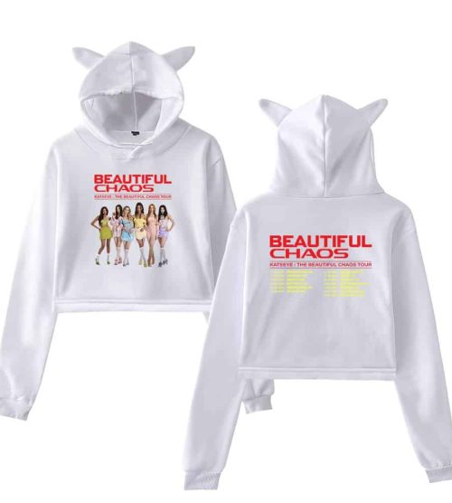 Katseye Cropped Hoodie #2