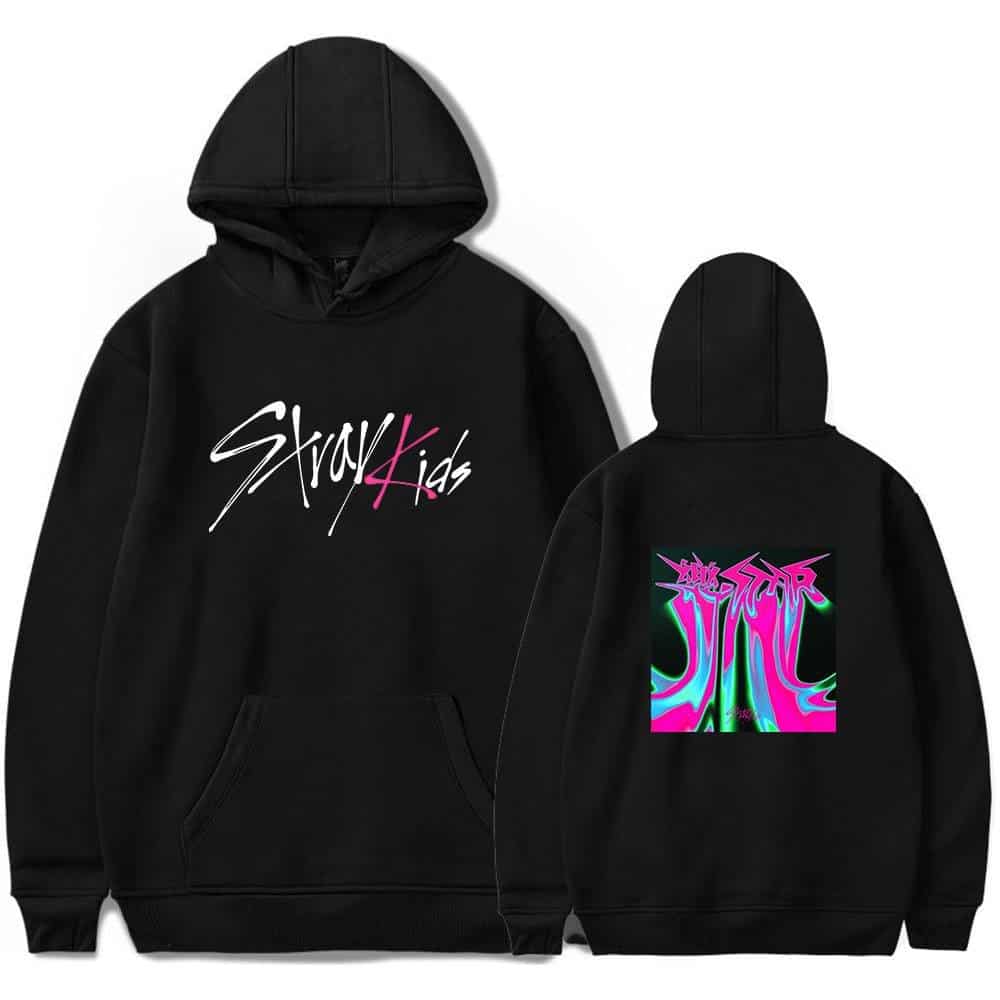 Urban hoodie with Justin Bieber swag merch design featuring bold graffiti-style text and vibrant colors, perfect for fans of trendy streetwear and pop music fashion.