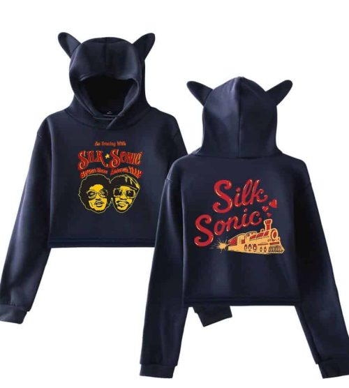 Bruno Mars Cropped Hoodie #3