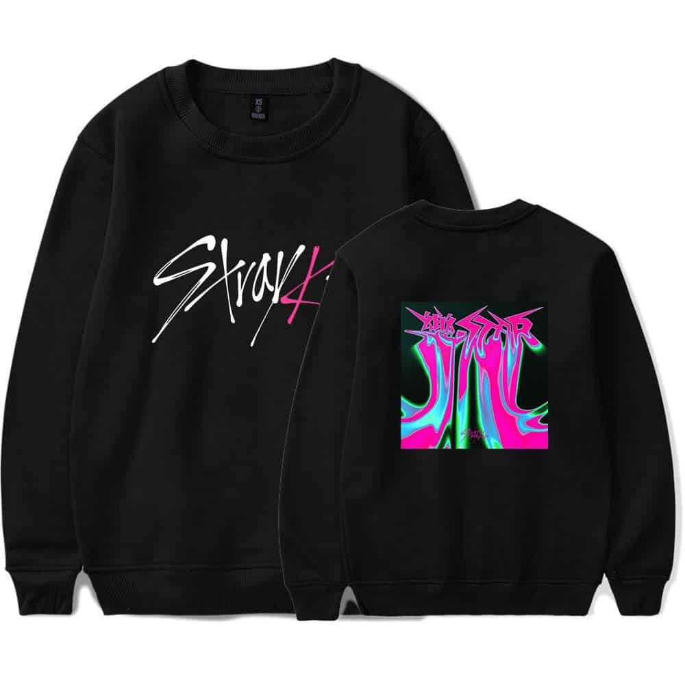 Bold black sweatshirts featuring Justin Bieber swag merch with vibrant, psychedelic graphics and stylish text designs. Perfect for fans wanting unique, trendy streetwear inspired by Justin Bieber.