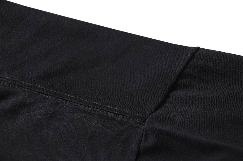 New Justin Bieber swag merch hoodie cuff detail, black fabric, stylish and comfortable sportswear for fans. Perfect for casual streetwear, showcasing your love for Justin Bieber's fashion line.
