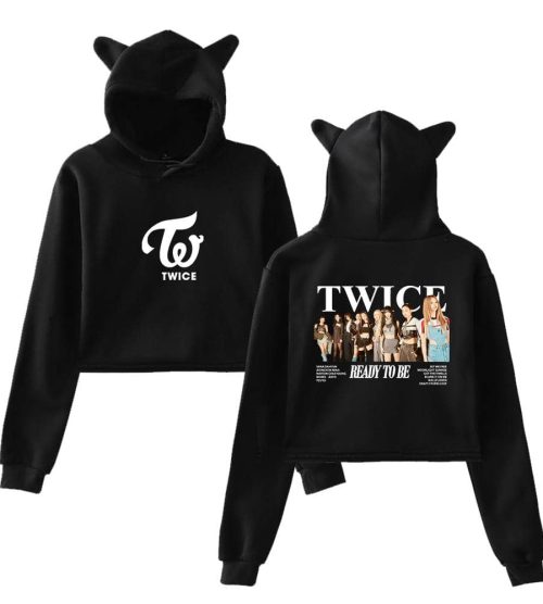 Twice 2025 Cropped Hoodie #4