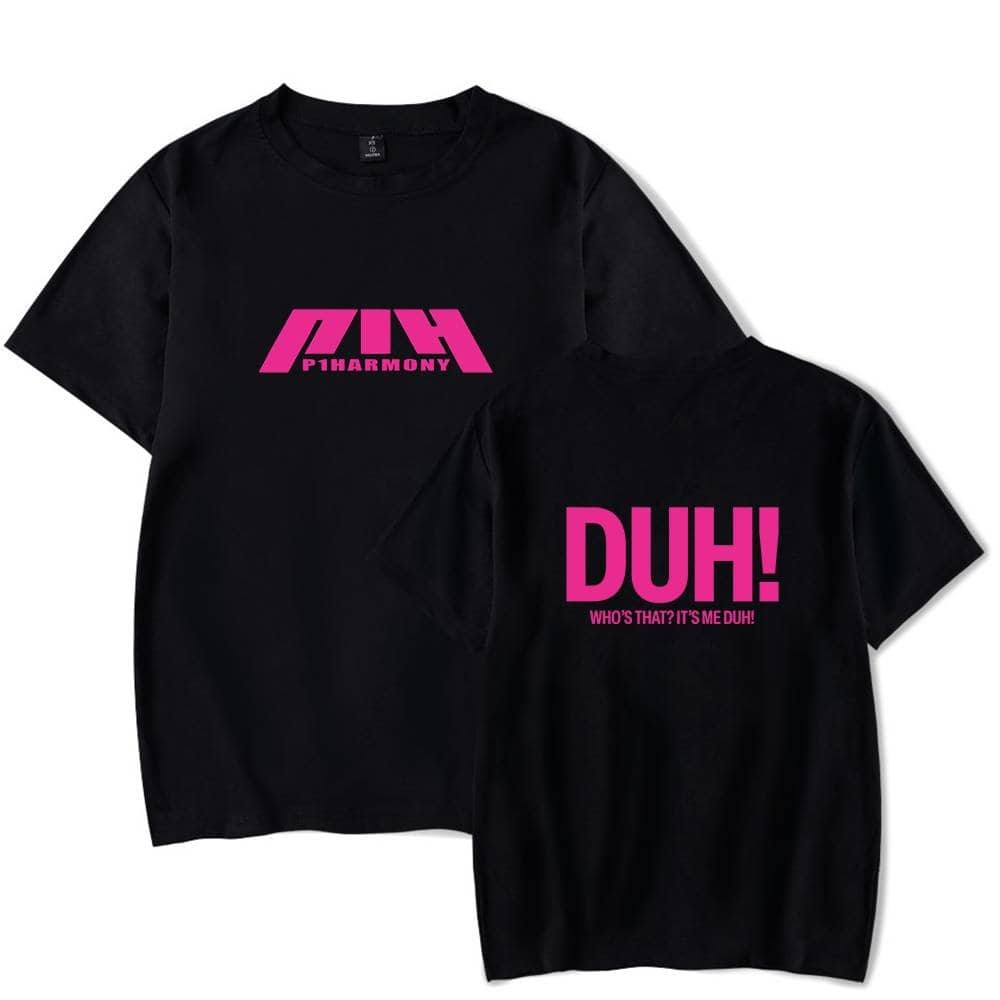 Black graphic t-shirts with pink text, featuring Justin Bieber swag merch designs, perfect for fans wanting trendy casual wear and street style.