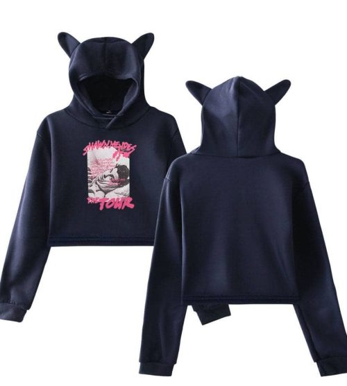 Shawn Mendes The Tour Cropped Hoodie #1