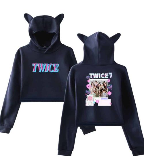 Twice 2025 Cropped Hoodie #2