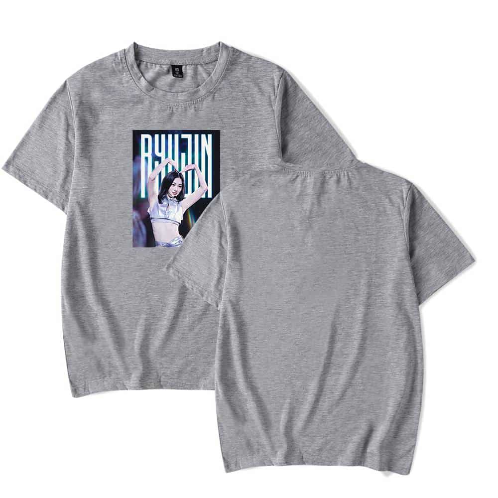 Justin Bieber swag merch t-shirt featuring a modern graphic design of a woman forming a heart with her hands, perfect for fans showcasing trendy and stylish pop culture apparel.