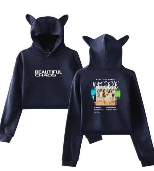 Katseye Cropped Hoodie #3