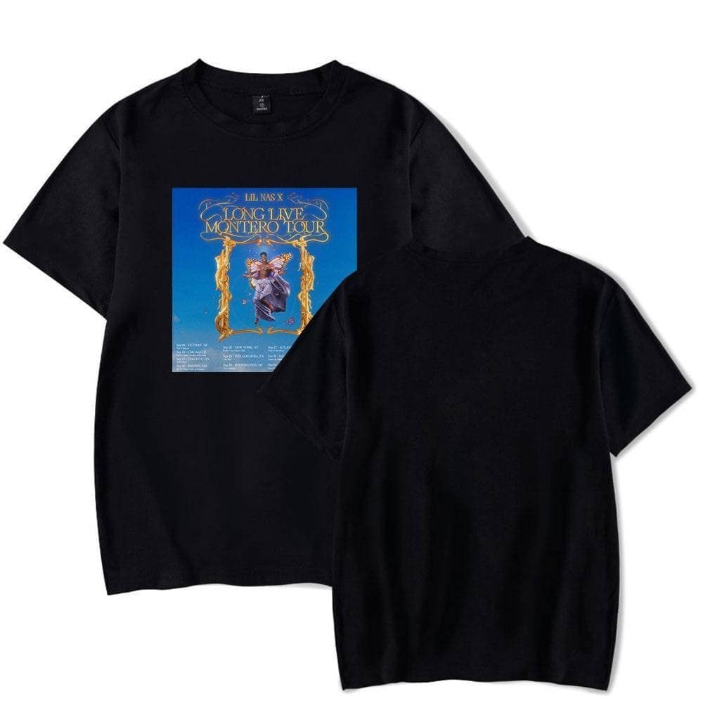Lul NAS X Justin Bieber swag merch t-shirt featuring a bold graphic design related to Justin Bieber's music tour. Perfect for fans who want to showcase their support in style.