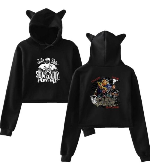 Jelly Roll Cropped Hoodie #4