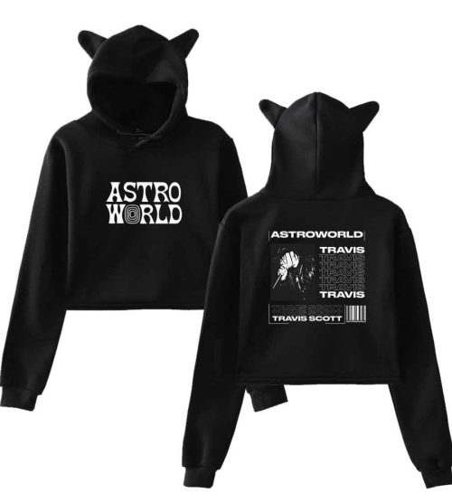 Travis Scott Cropped Hoodie #2 + Gift