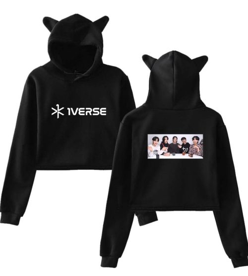 1Verse Cropped Hoodie #4
