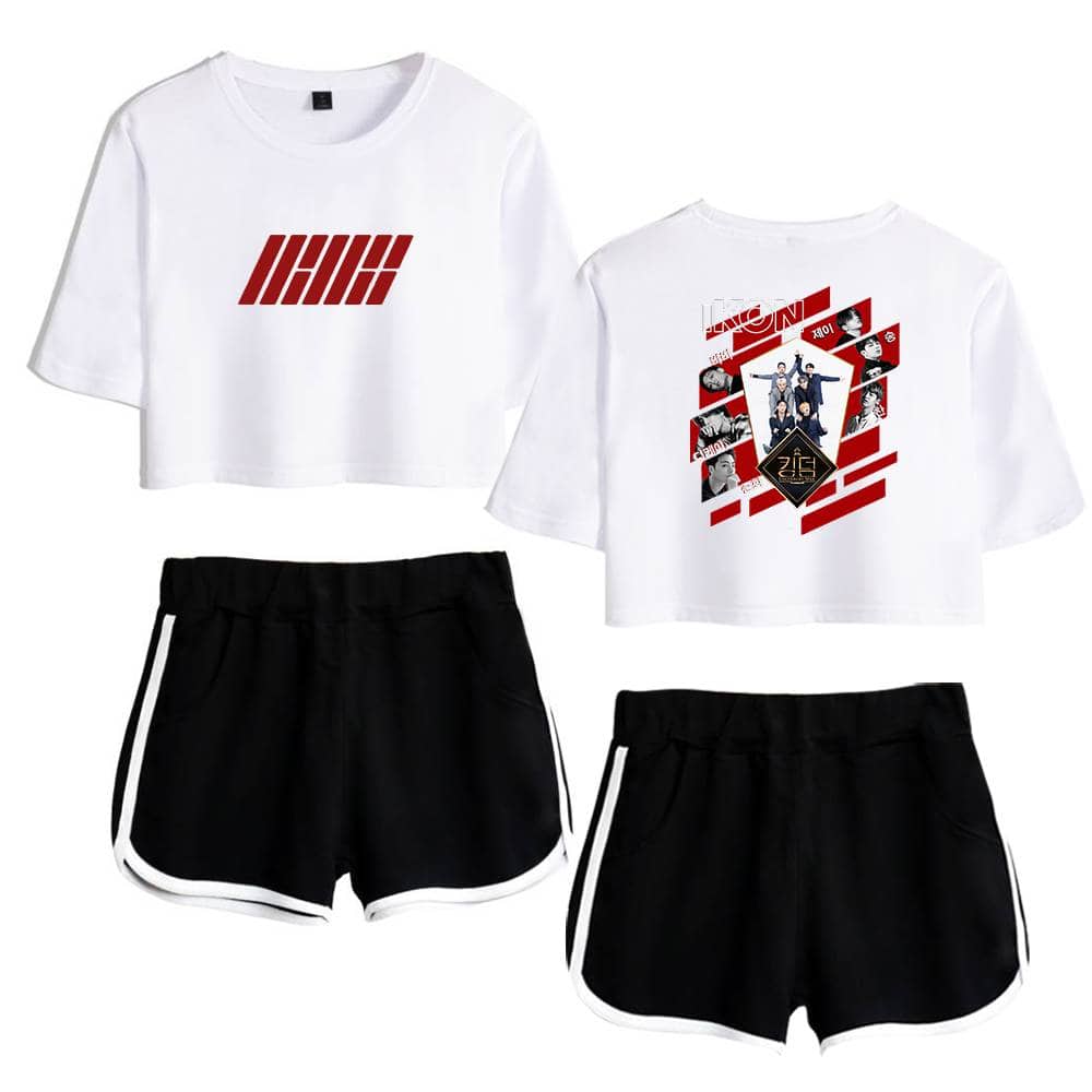 IHHi comfortable casual fit graphic tee and shorts set inspired by Justin Bieber swag merchandise collection. Perfect for fans wanting to showcase style with a modern, trendy look.