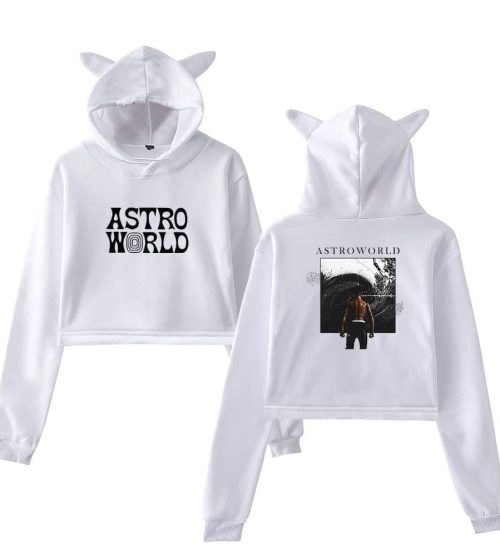 Travis Scott Cropped Hoodie #3