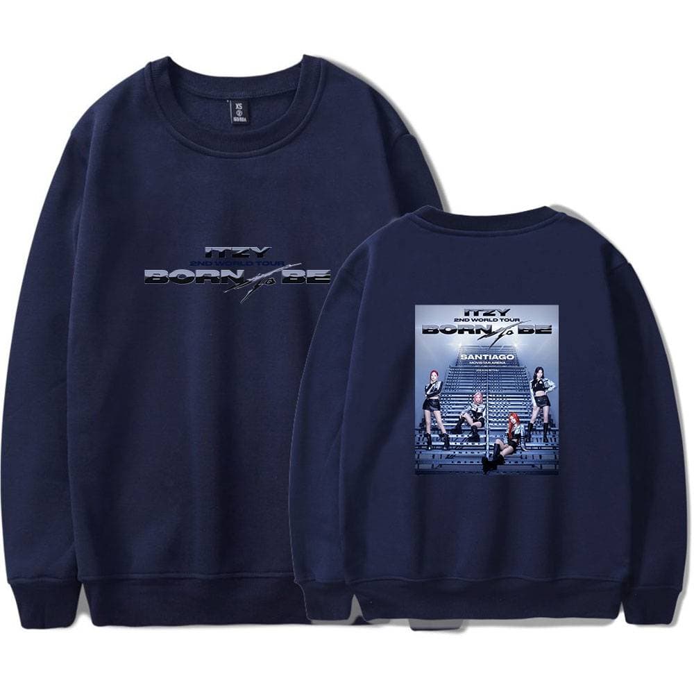 Justin Bieber swag merch sweatshirt featuring tour graphics and bold text for fans. Perfect for showing off your Bieber style with exclusive tour themed design.