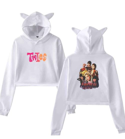 Twice 2025 Cropped Hoodie #1