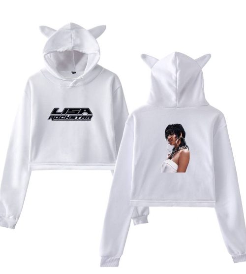 Lisa Blackpink Cropped Hoodie #1