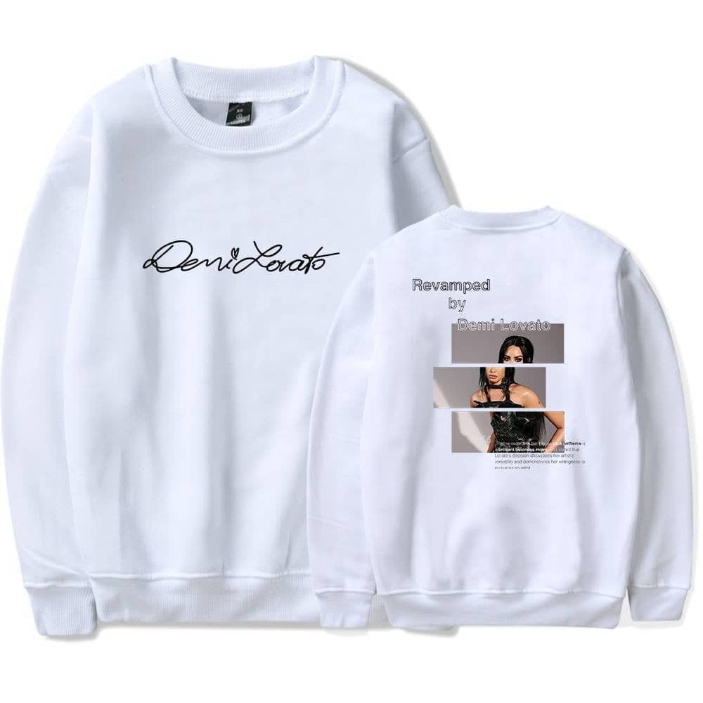 Demi Lovato swag merch sweatshirt with graphic print and stylish design, perfect for fans and fashion enthusiasts.