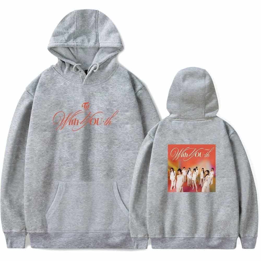 Melting gray hoodie featuring Justin Bieber's "Justice" album artwork swag merch, trendy streetwear inspired by pop icon Justin Bieber with stylish graphic design, perfect for fans and fashion lovers.