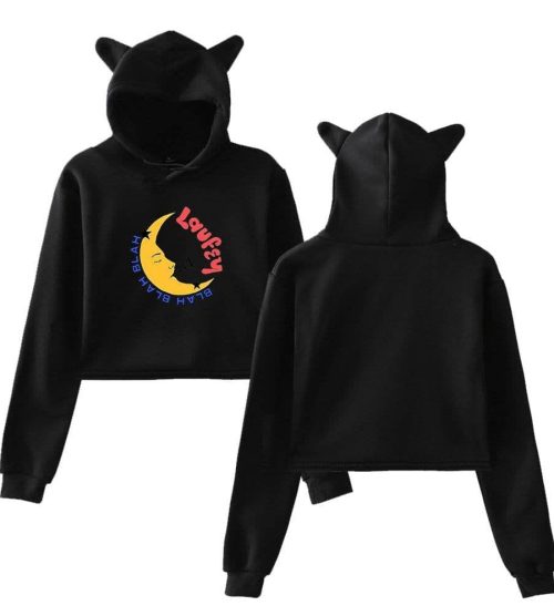 Laufey Cropped Hoodie #4 + Gift