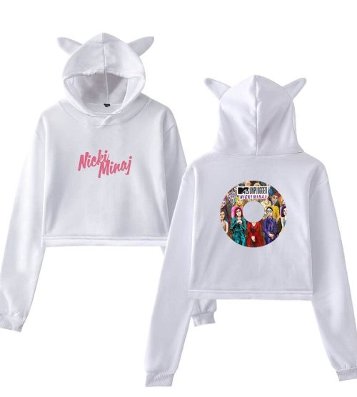 Nicki Minaj Cropped Hoodie #6