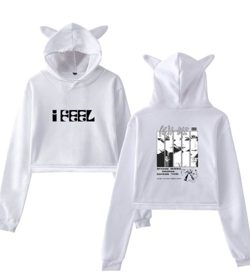 Gidle “I Feel” Cropped Hoodie #1