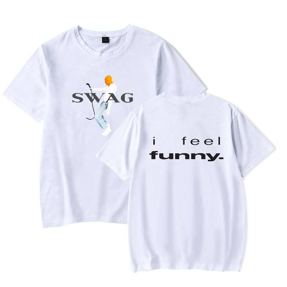 Justin Bieber swag merchandise featuring casual graphic T-shirts with trendy designs and bold text. Perfect for fans wanting to showcase their style inspired by the pop star.