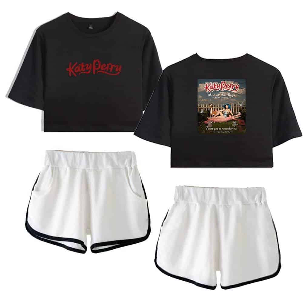 Justin Bieber swag merch featuring stylish crop tops and athletic shorts with bold graphics and logo designs. Perfect for casual, trendy streetwear looks inspired by Justin Bieber’s fashion style.