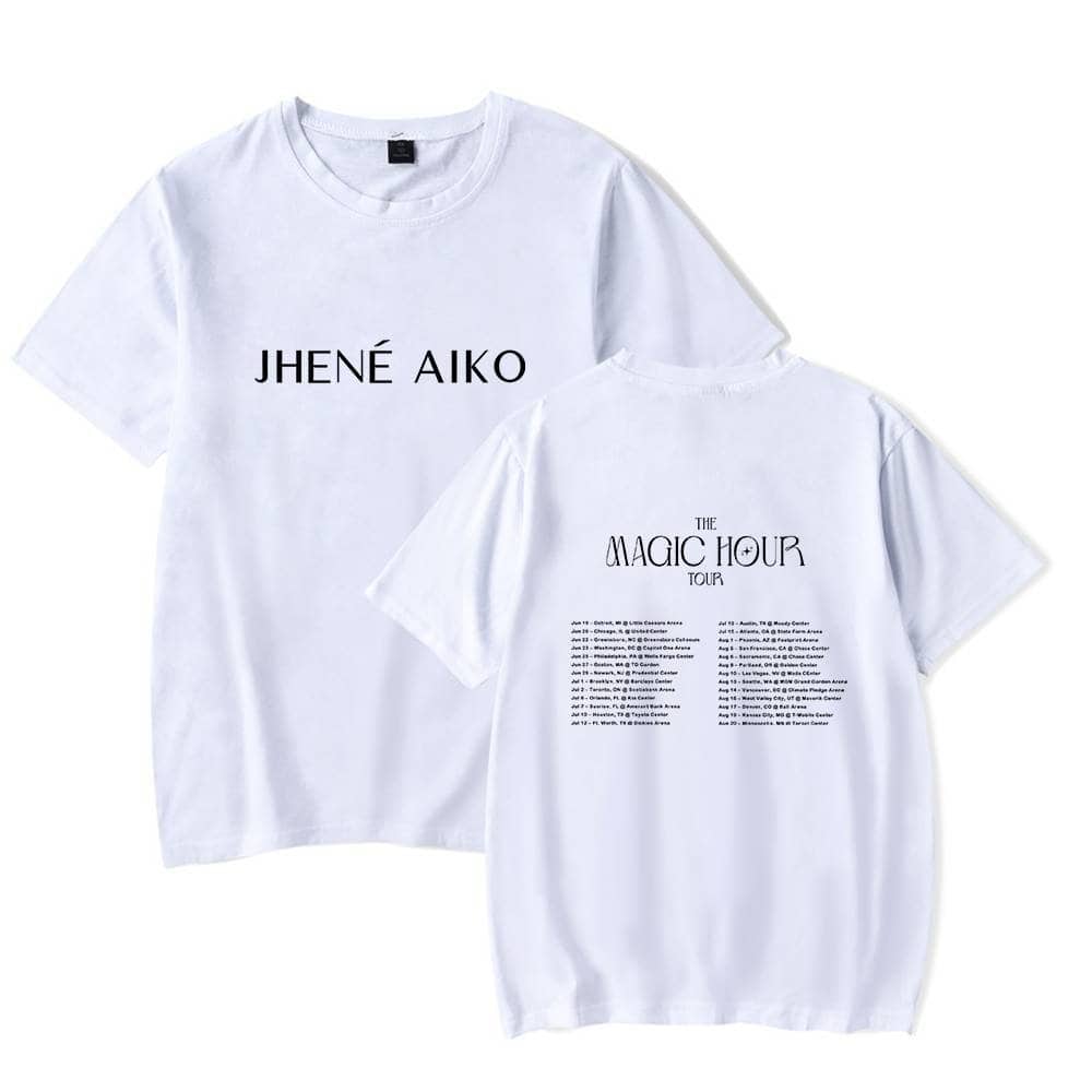 Justin Bieber swag merch t-shirts featuring bold text and tour dates, perfect for fans who want to showcase their love for the pop icon in style. Ideal for casual wear and concert outfits.